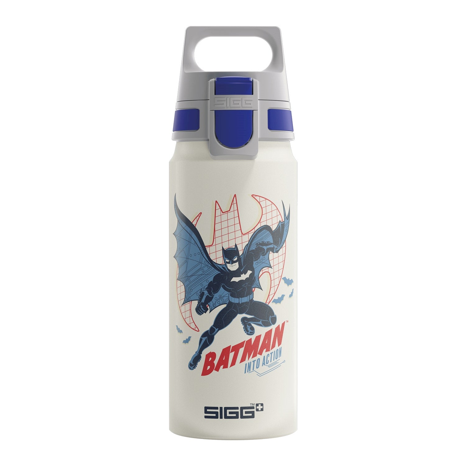 Sigg Kinder Trinkflasche WMB ONE Batman Into Action white 0.6 L Sigg