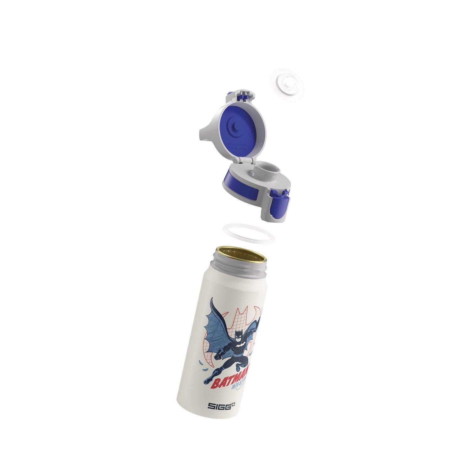 Sigg Kinder Trinkflasche WMB ONE Batman Into Action white 0.6 L Sigg