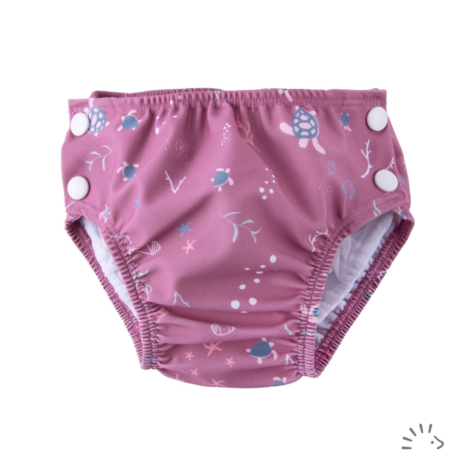 Popolini Badewindeln - Turtle Mauve Popolini