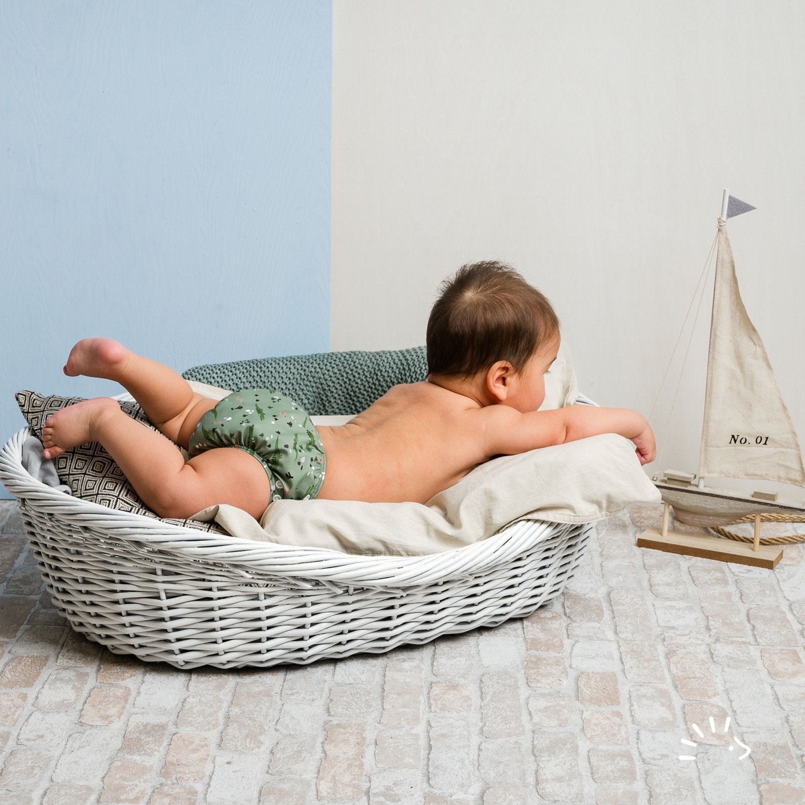 Popolini Badewindeln - Crocodile Popolini