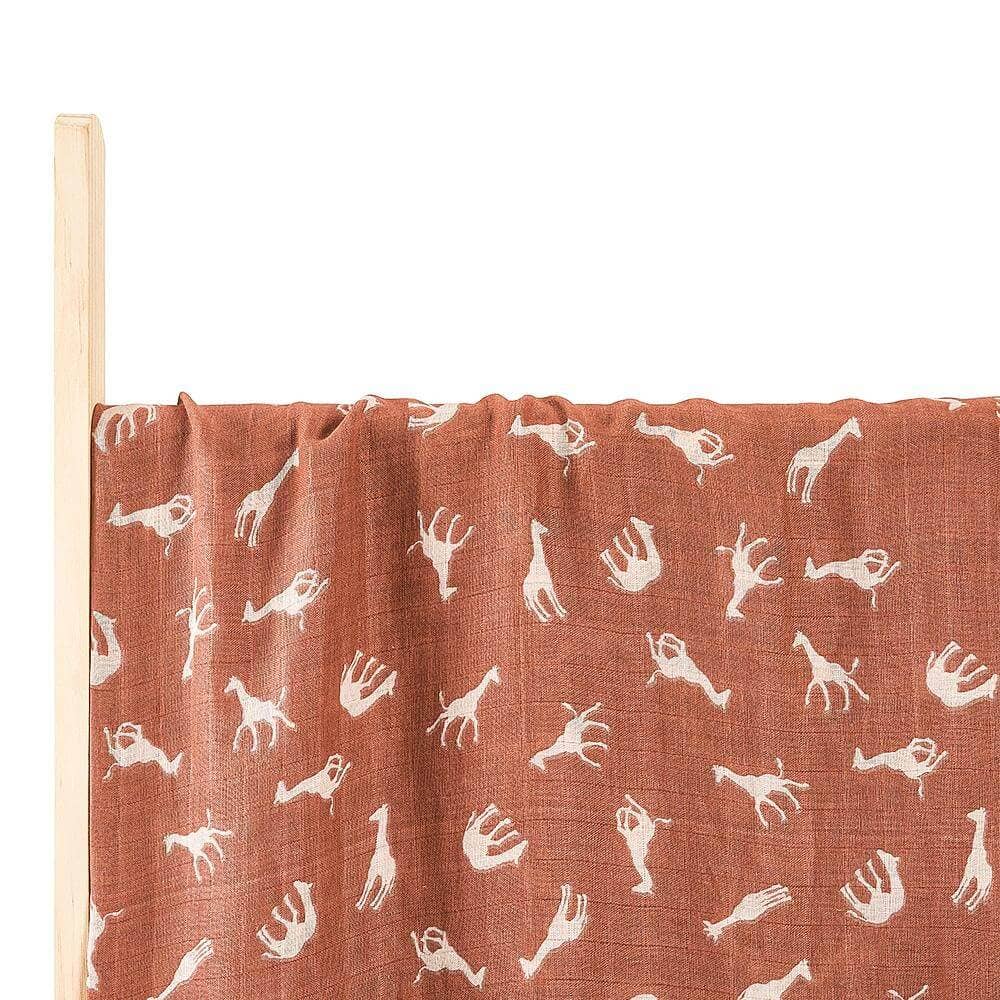 Happy Bear Wickeltuch - hydrophiles Tuch | 120x120cm | Savanna HappyBear Diapers