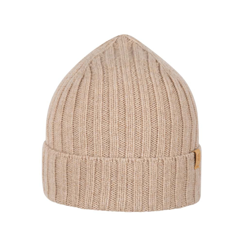 PurePure Umschlagmütze gerippt Kids - beige purepure