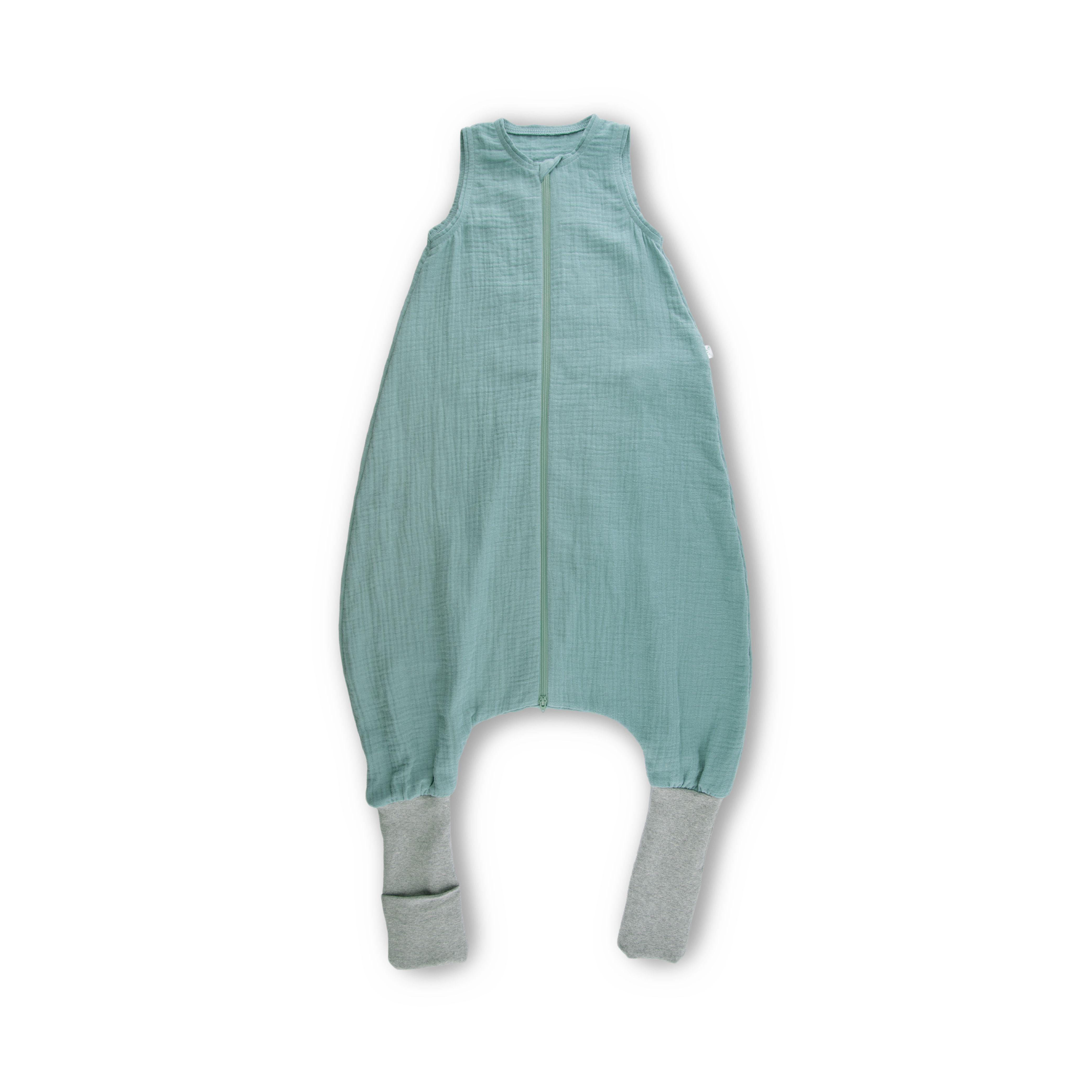 Popolini Schlafsack mit Füssen Musselin