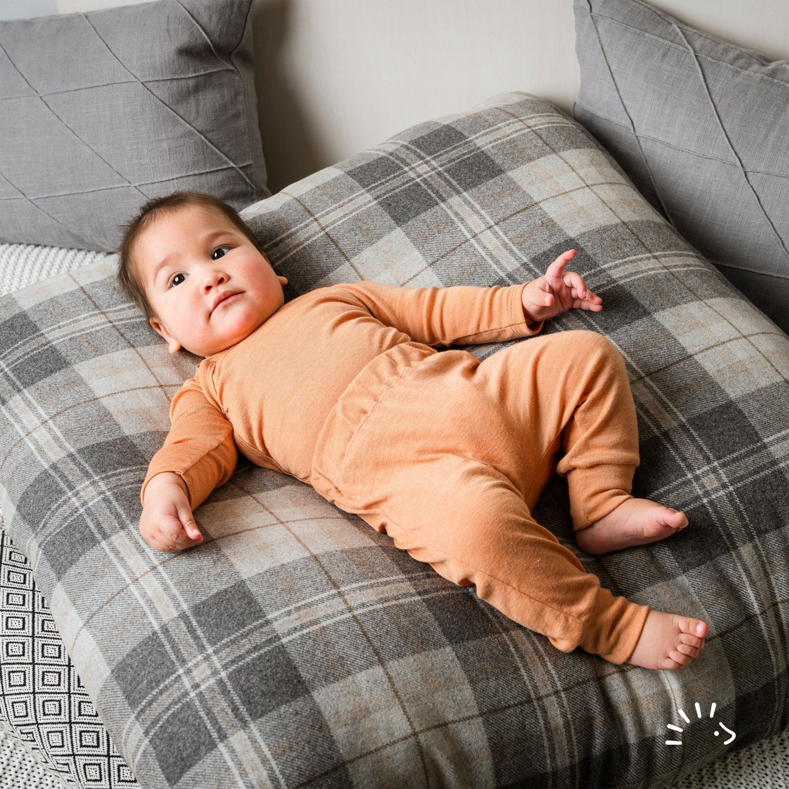 iobio by popolini Wickel-Body langarm - Cinnamon Popolini