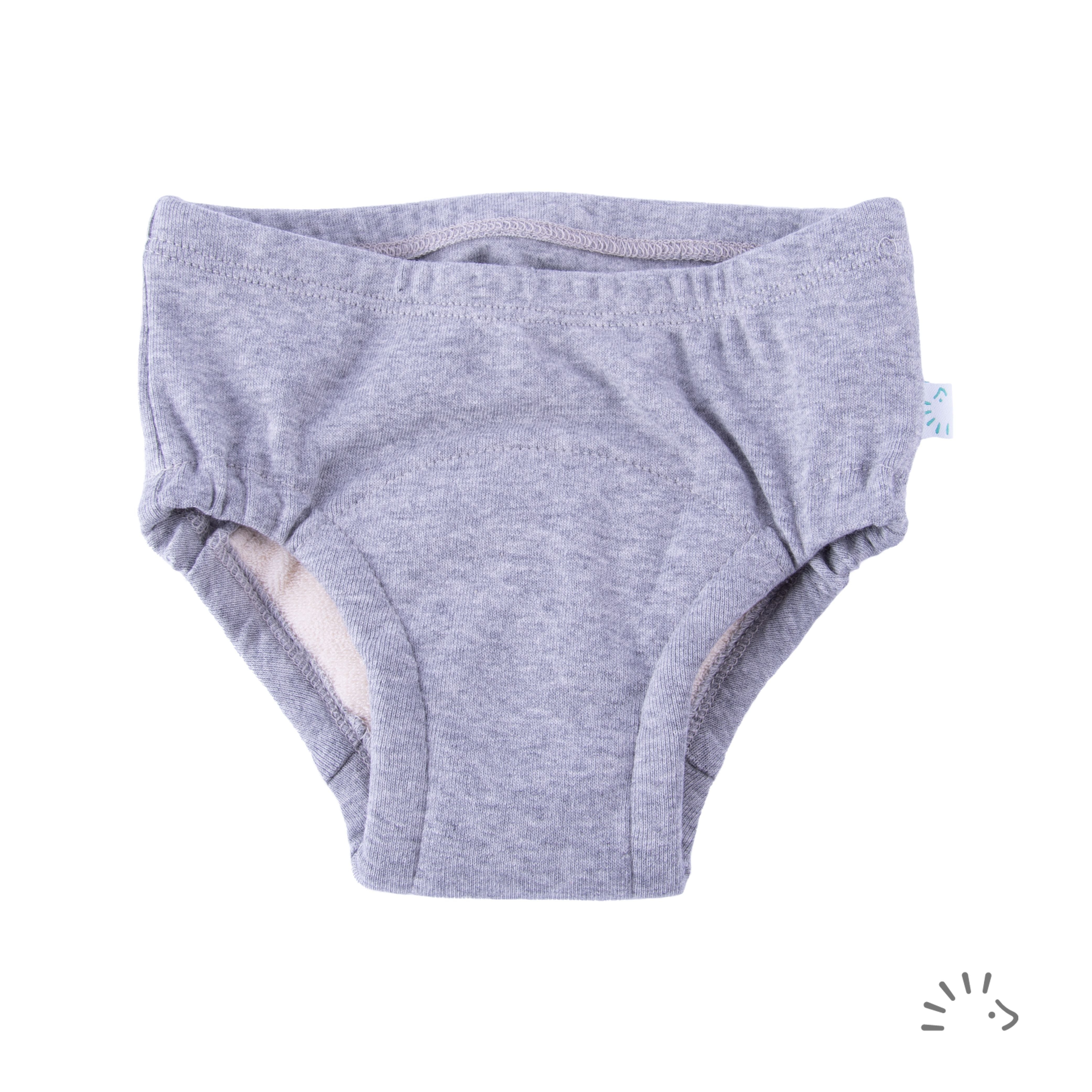Popolini Trainings-Slips - Grau Melange Popolini