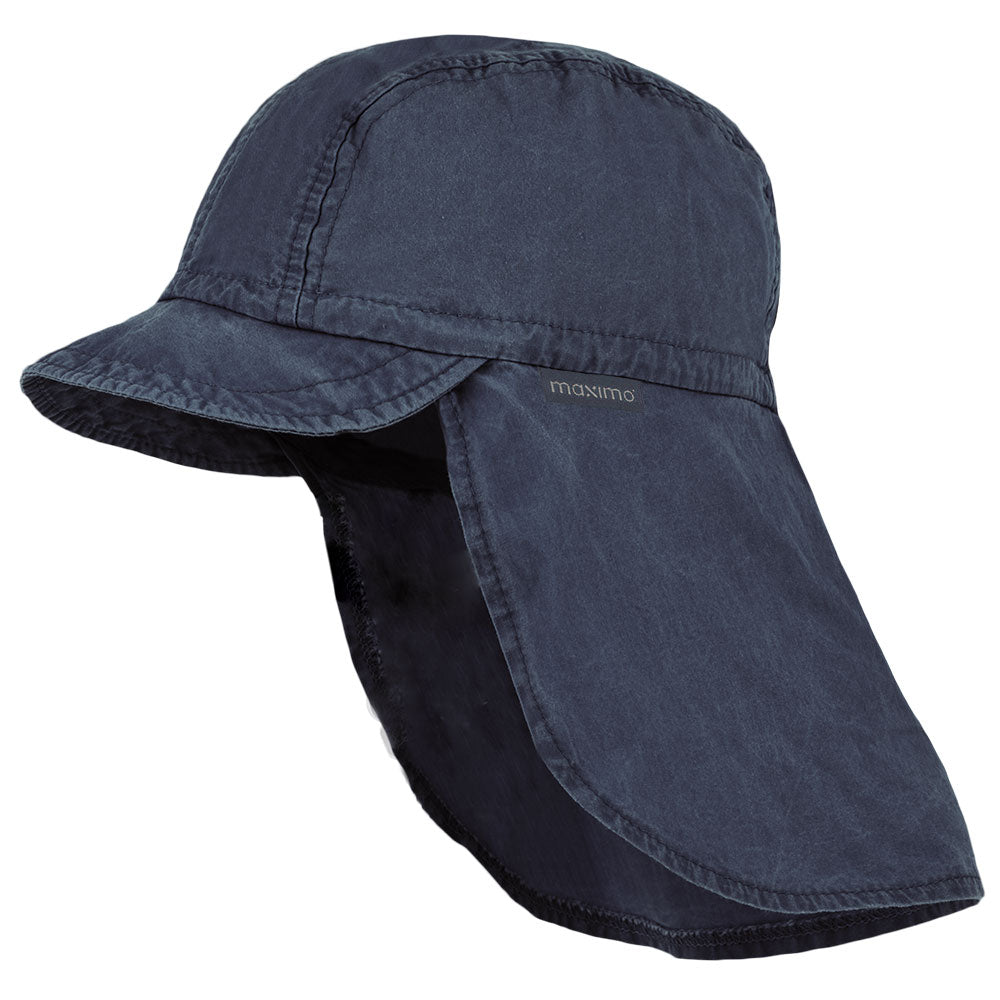 Maximo Mini-Schildmütze mit Nackenschutz - dunkelmarine maximo