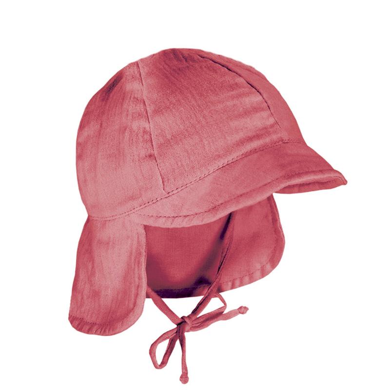 Maximo Musselinmütze mit Nackenschutz - foxglove maximo