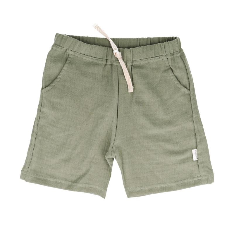 Musselin GOTS MINI-Shorts frostgrün maximo