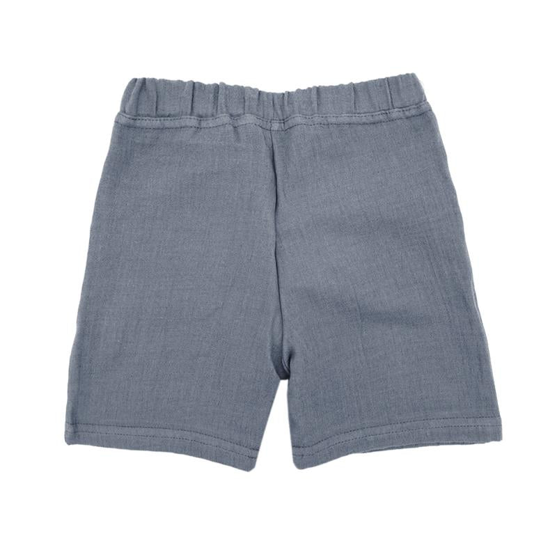 Musselin GOTS MINI-Shorts flint stone maximo