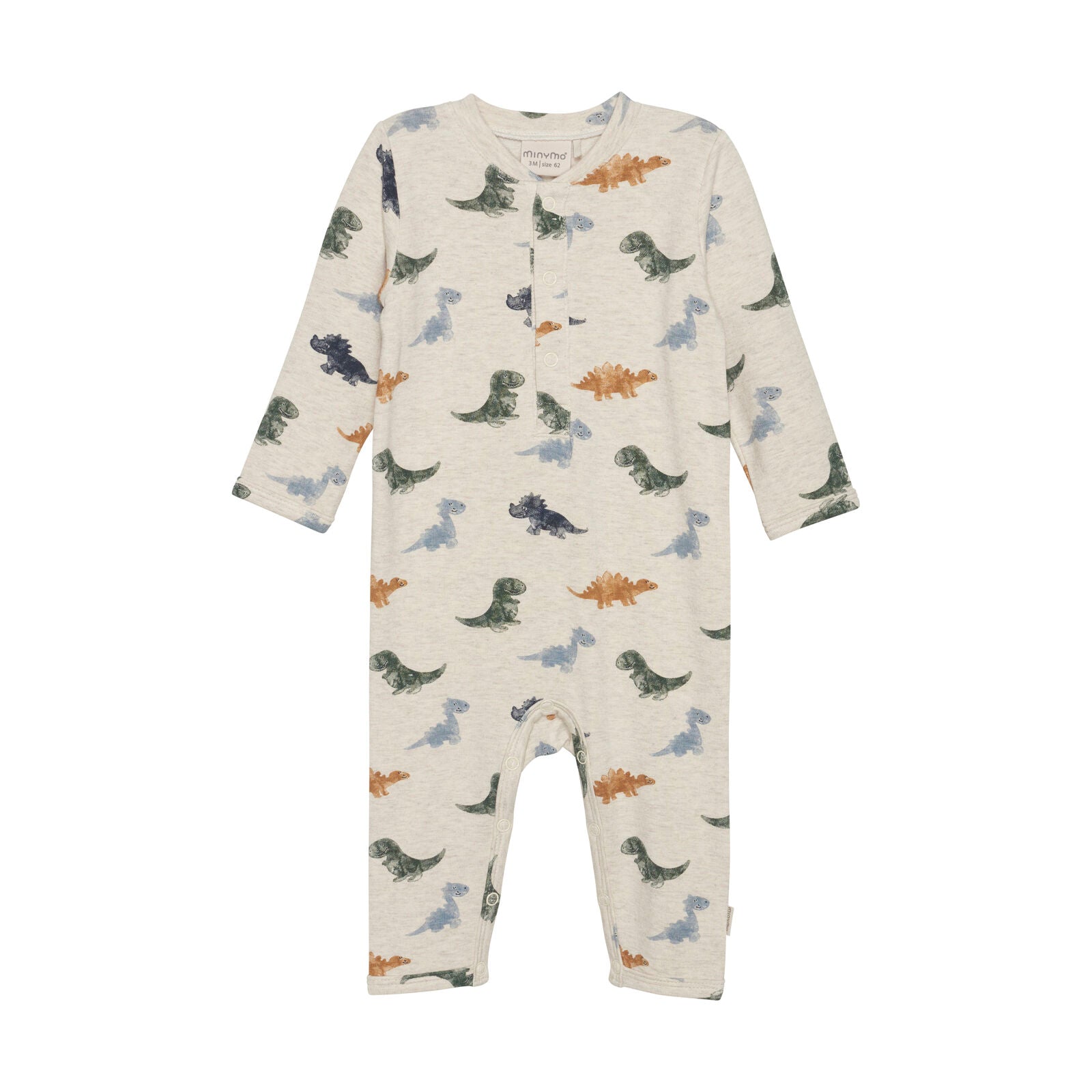 Minymo - Jumpsuit / Pyjama aus Bambus-Sweat - Dinos Minymo