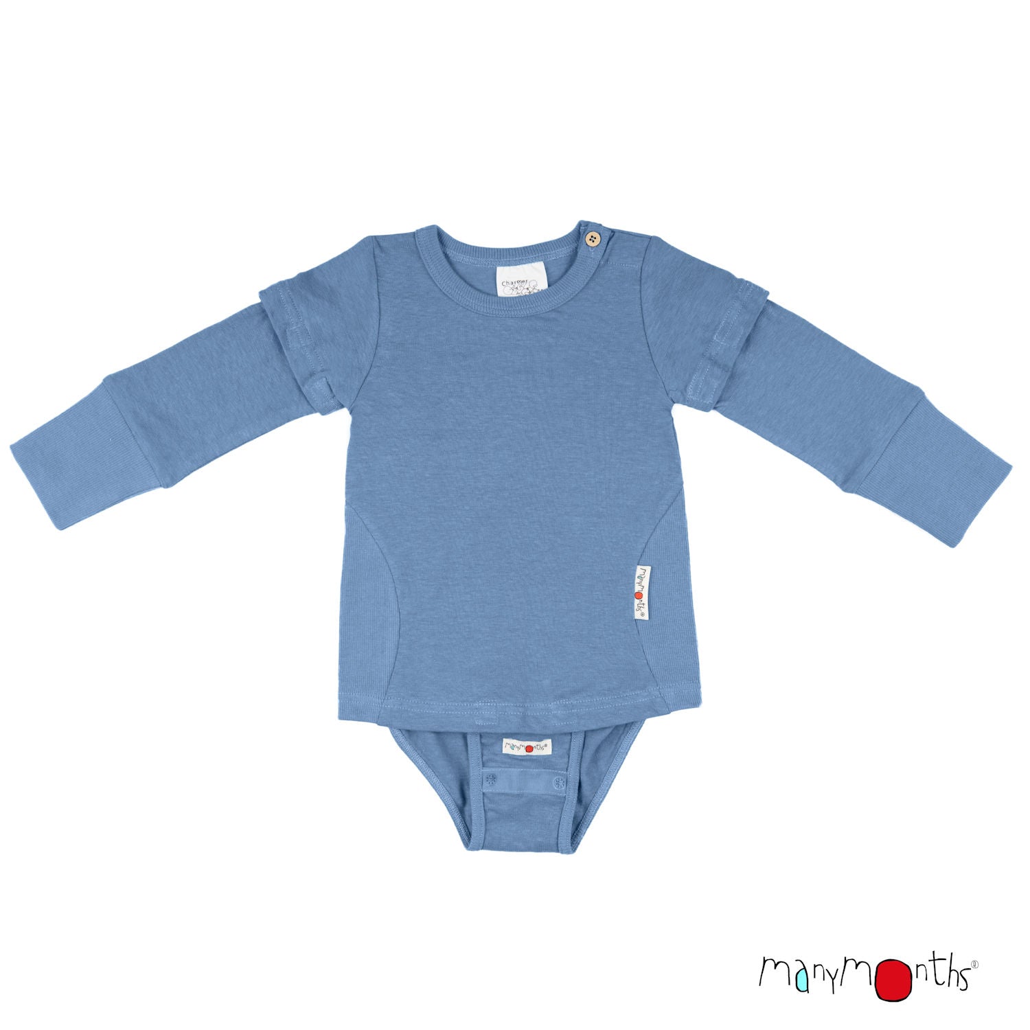 ManyMonths ECO Hempies Lang-/Kurzarmkörper / Body Sea Glass ManyMonths