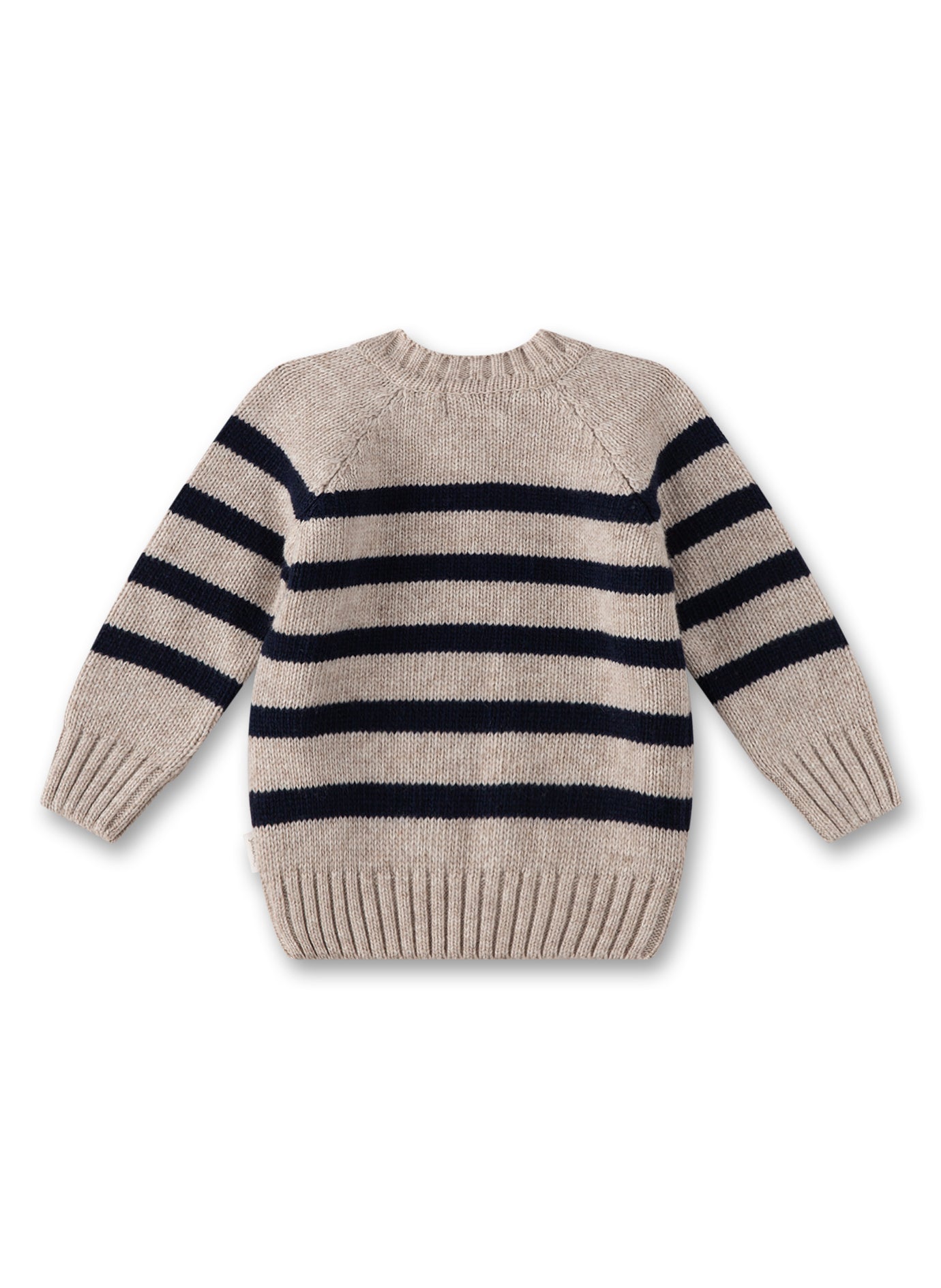 Sanetta Jumper / Pullover - beige gestreift Sanetta
