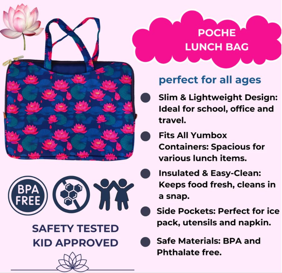 Kühltasche mit Griff - Lotus yumbox