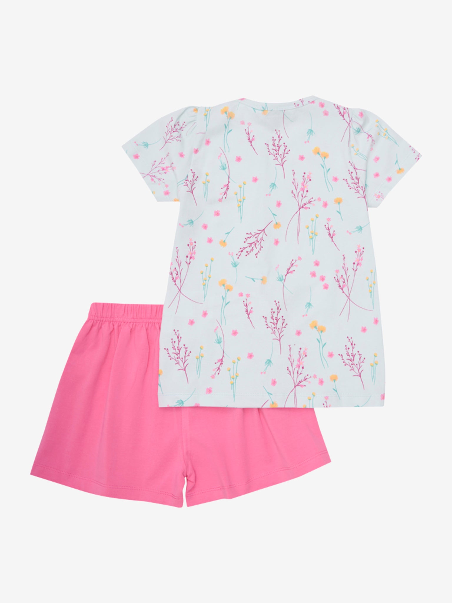 Minymo T-Shirt und Shorts - Blumen Minymo