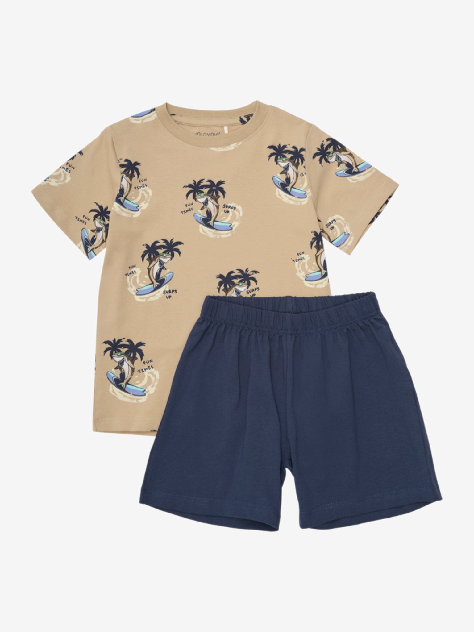 Minymo T-Shirt und Shorts - Surf Familienbande