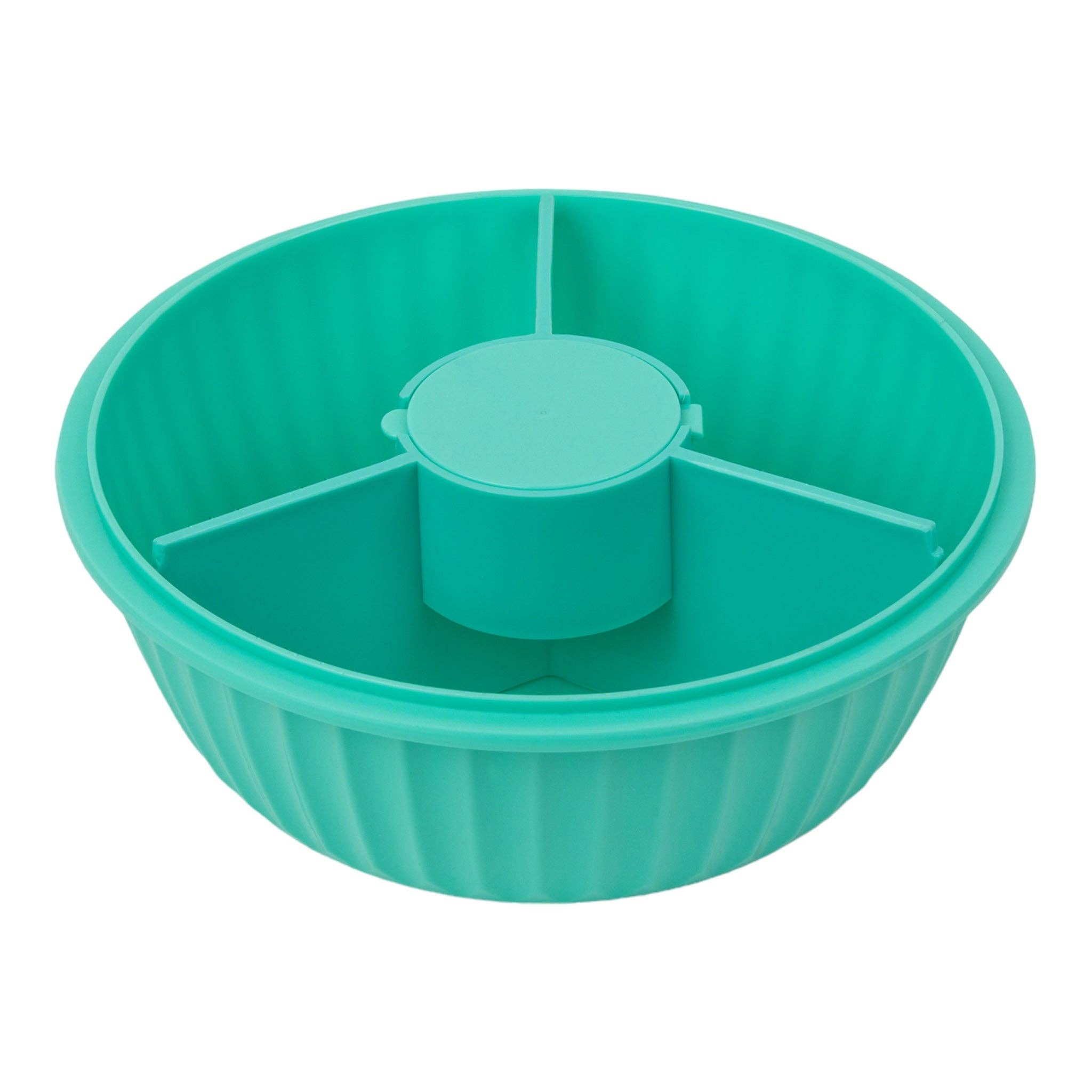 Auslaufsichere Salat-Poke-Schüssel mit 3-P-Trenner - Paradise Aqua Yumbox