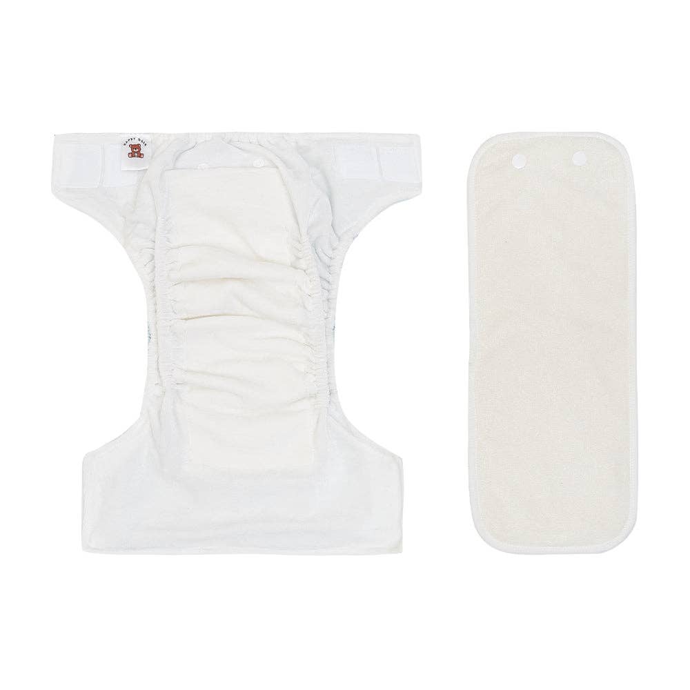 Happy Bear Waschbare Stoffwindel | All-In-One Windel | Einheitsgrösse — 4—15 kg | Twiggy HappyBear Diapers