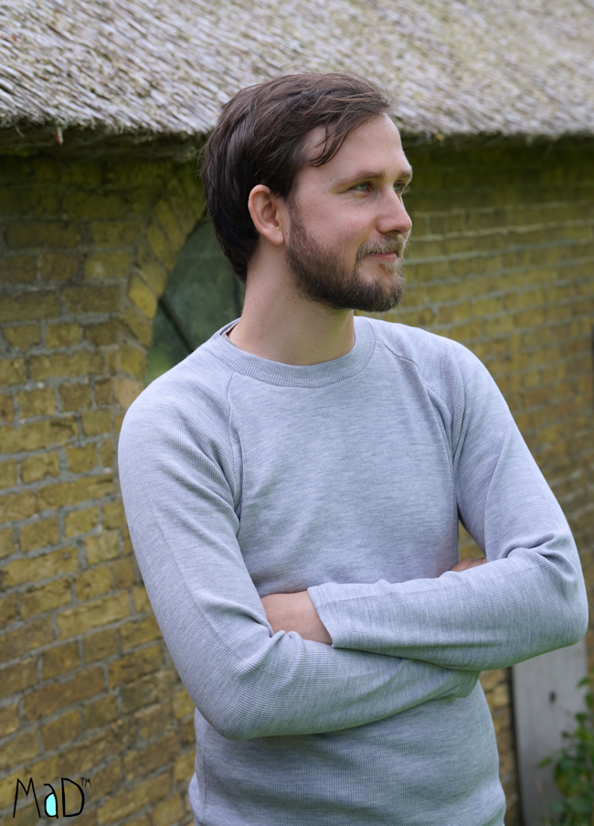ManyMonths Wollies Thermal Long Sleeve T-Shirt - Foggy Black ManyMonths