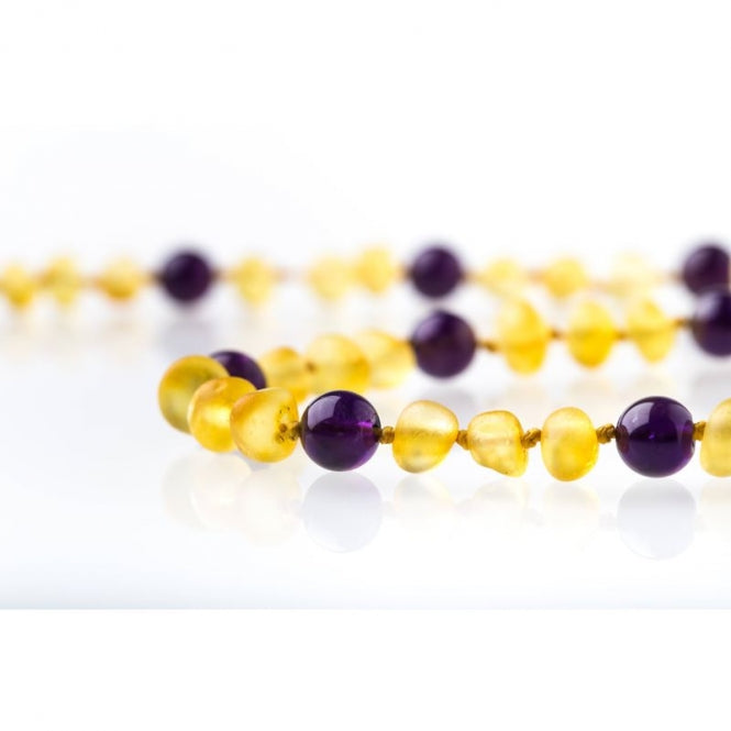 Kinder Bernstein-Kette 32 cm Power novavida