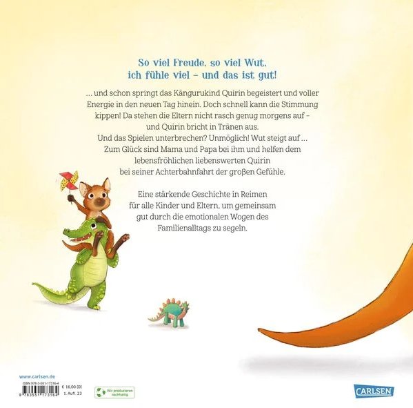 Kinderbuch "Und was fühlst du, Känguru?" - mit Extras Carlsen