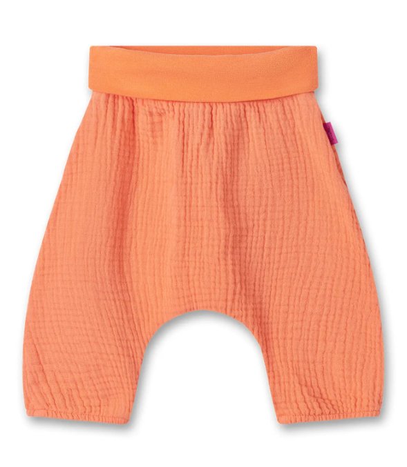 Sanetta Musselin-Hosen - orange Sanetta