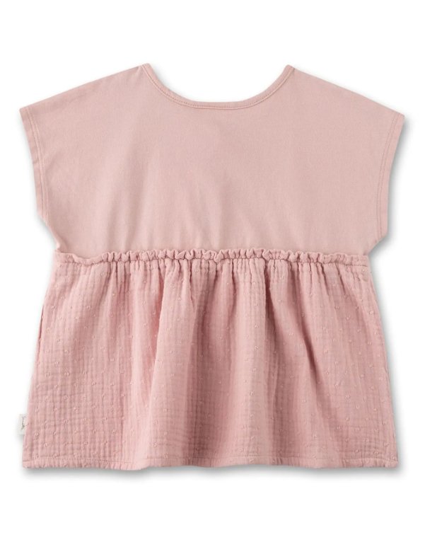 Sanetta Musselin Shirt - rosa Sanetta