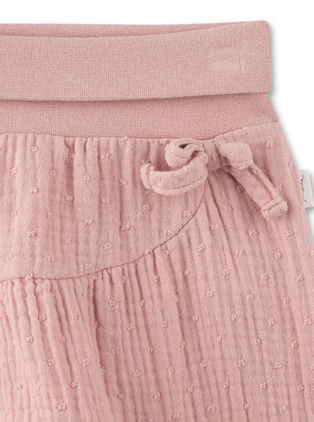 Sanetta Musselin Baby-Hosen - rosa Sanetta