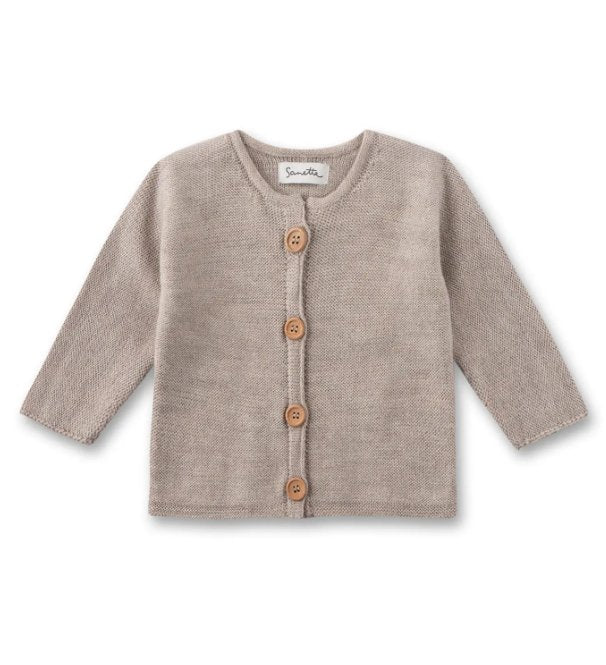 Sanetta Baby-Strickjacke aus Wolle - beige - Familienbande - Sanetta