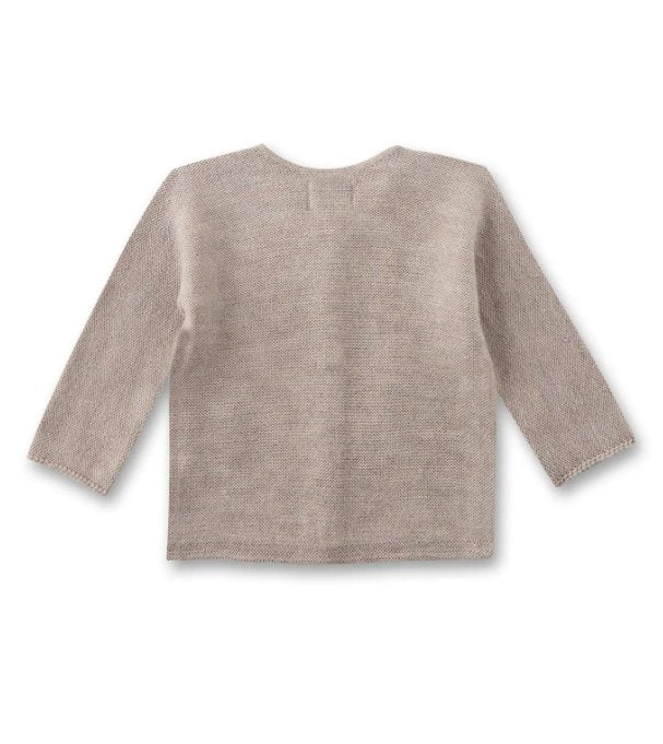 Sanetta Baby-Strickjacke aus Wolle - beige Sanetta