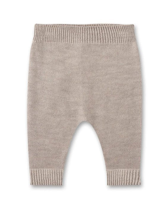 Sanetta Baby-Strickhose aus Wolle - beige Sanetta