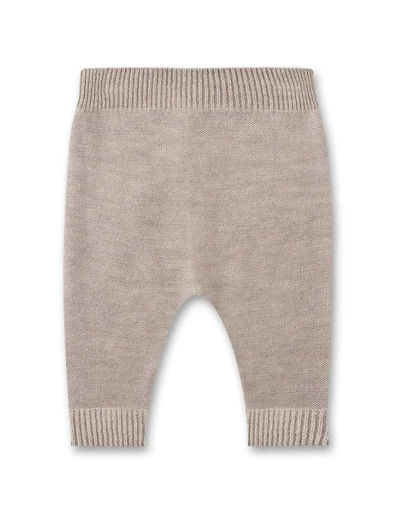 Sanetta Baby-Strickhose aus Wolle - beige - Familienbande - Sanetta