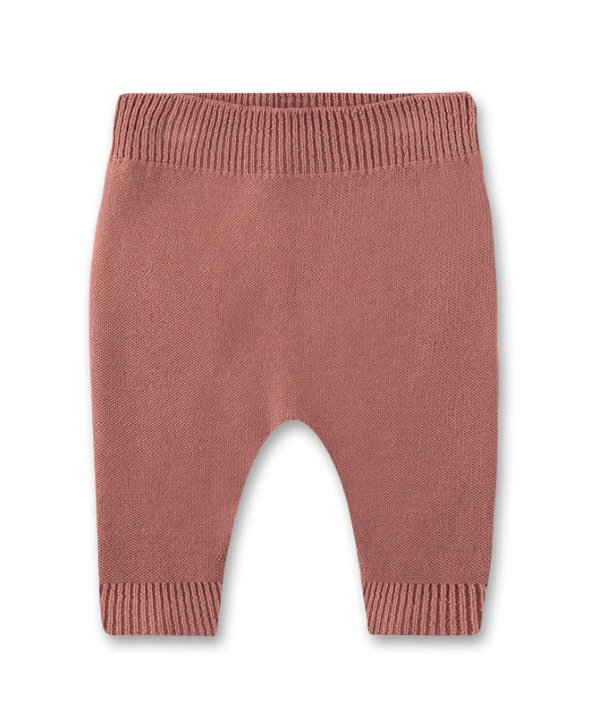 Sanetta Baby-Strickhose aus Wolle - rosa Sanetta