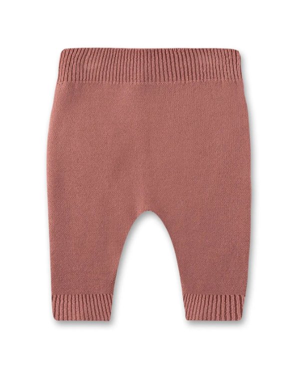 Sanetta Baby-Strickhose aus Wolle - rosa - Familienbande - Sanetta