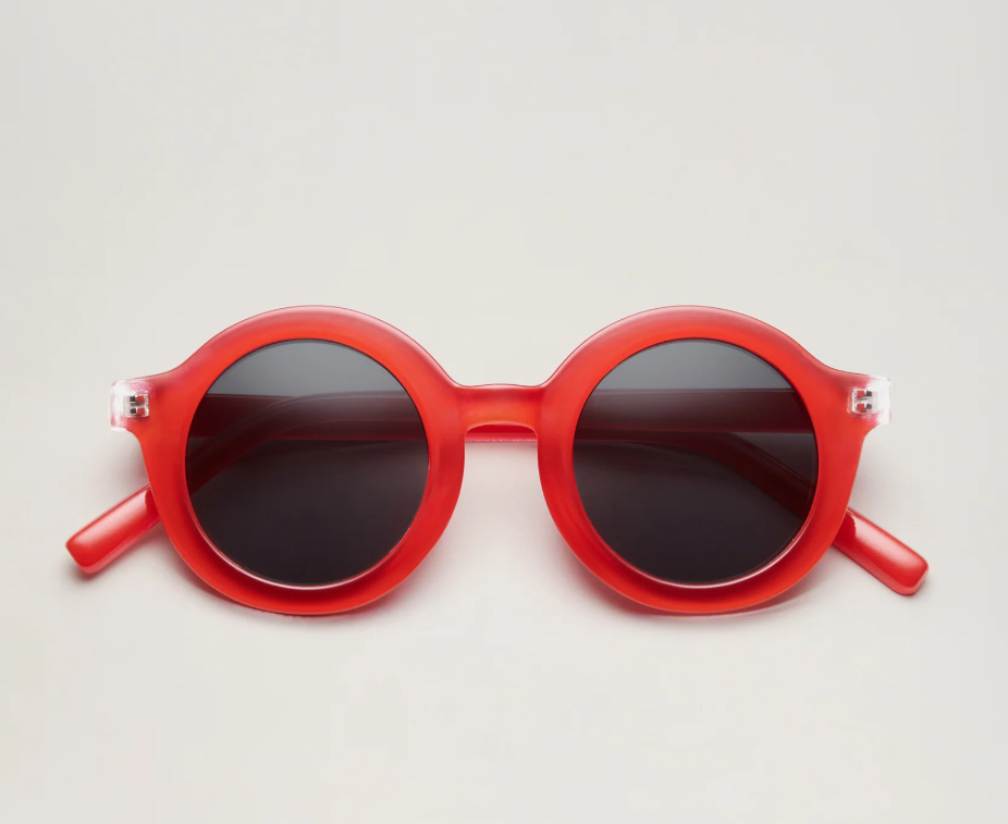 Sonnenbrille BabyMocs Signature Kind - rund rot BabyMocs
