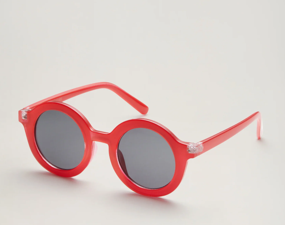 Sonnenbrille BabyMocs Signature Kind - rund rot BabyMocs