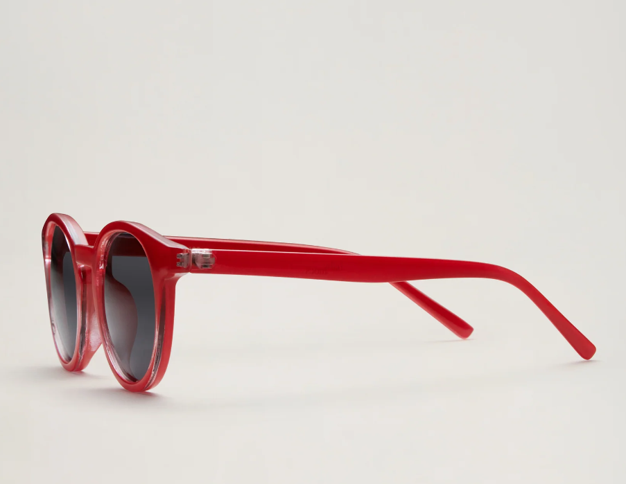 Sonnenbrille BabyMocs Signature Kind - rund rot BabyMocs