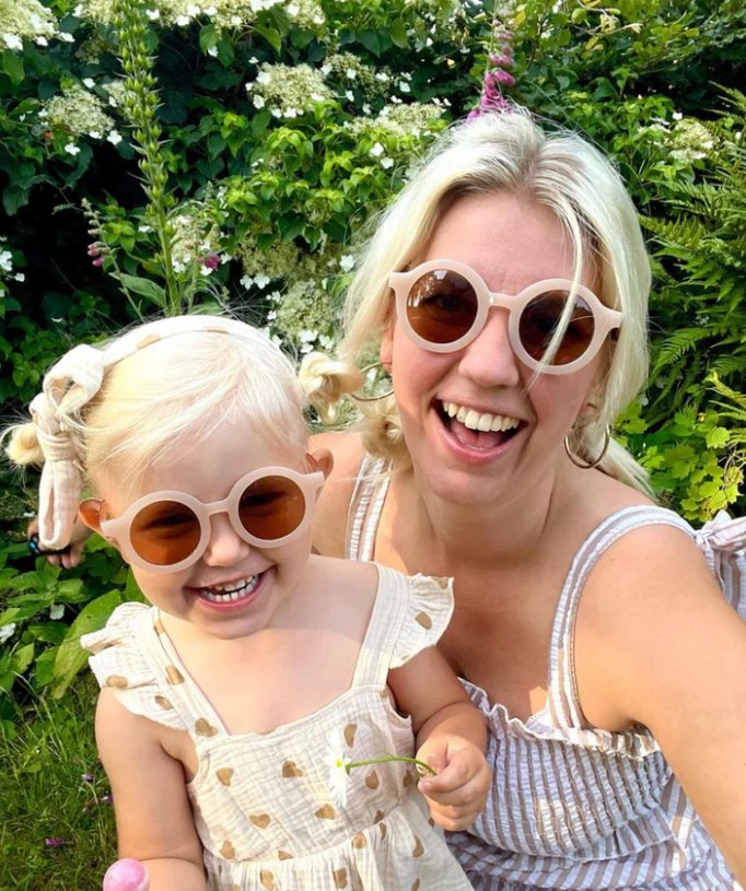 Sonnenbrille BabyMocs Erwachsene - Rund gelb BabyMocs