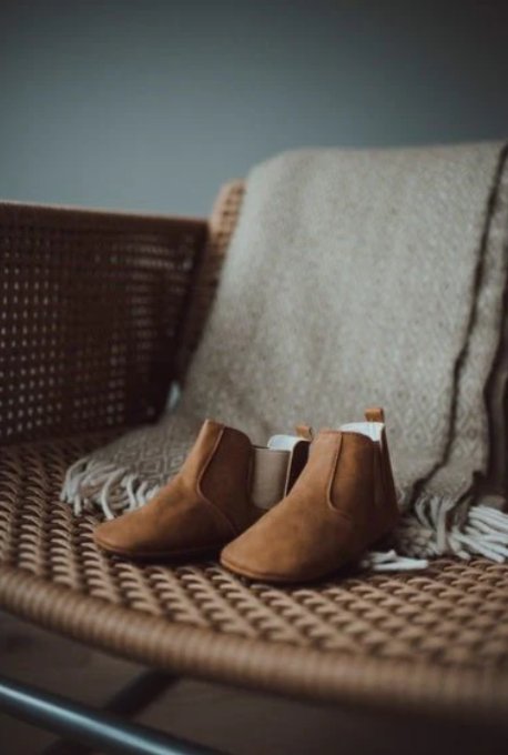 BabyMocs Little Wonderland Boots mit Gummisohle BabyMocs