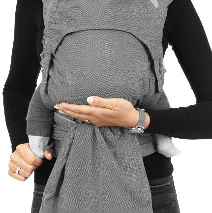 Fidella FLYCLICK - Chevron - hellgrau- Baby Fidella