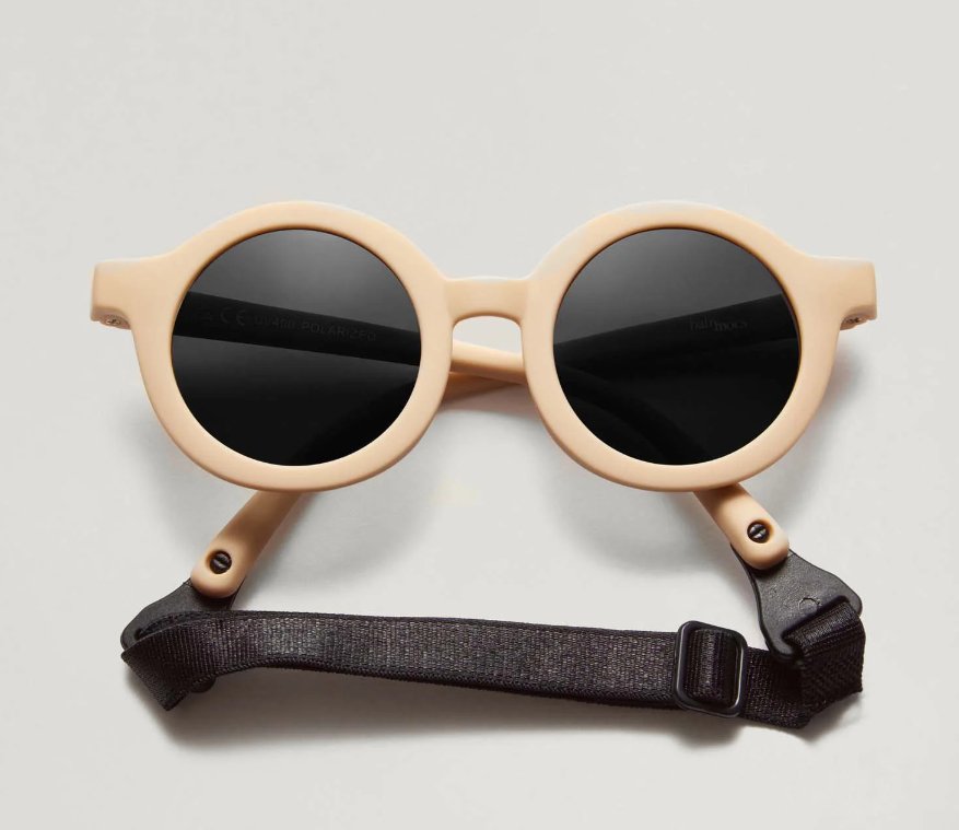 Sonnenbrille BabyMocs Soft Sunnies Baby - beige (yellow)- Babygrösse 0-1.5 Jahre BabyMocs