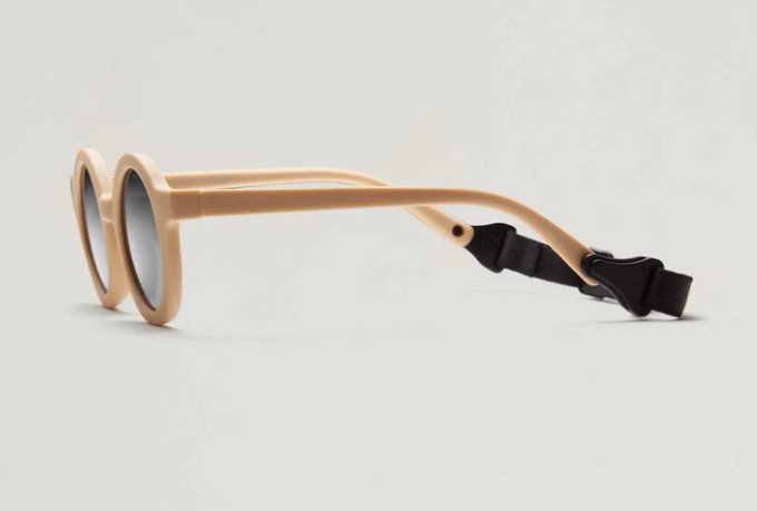 Sonnenbrille BabyMocs Soft Sunnies Baby - beige (yellow)- Babygrösse 0-1.5 Jahre BabyMocs