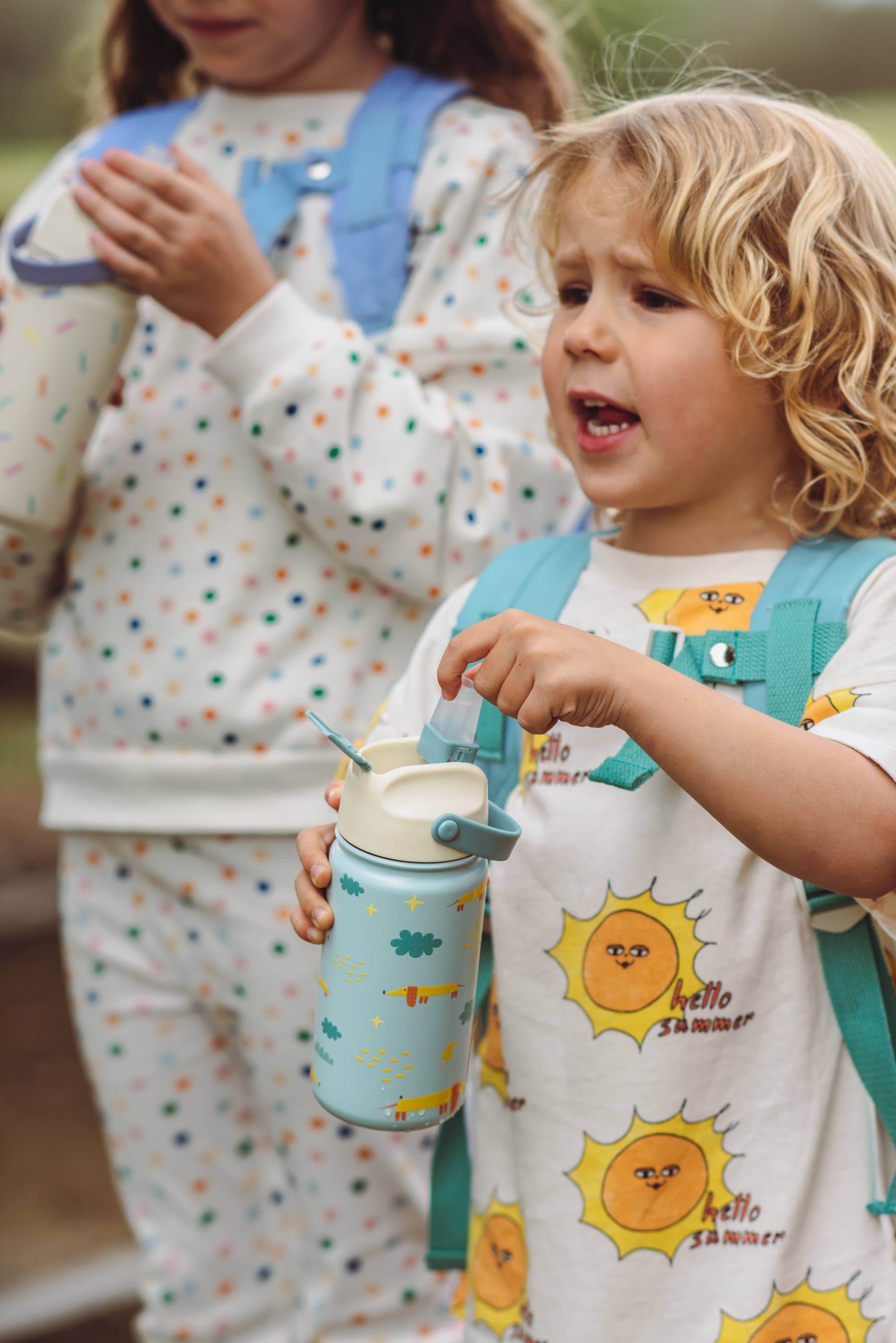 Isolierte Kinderflasche Rainbow aus Edelstahl the cotton cloud