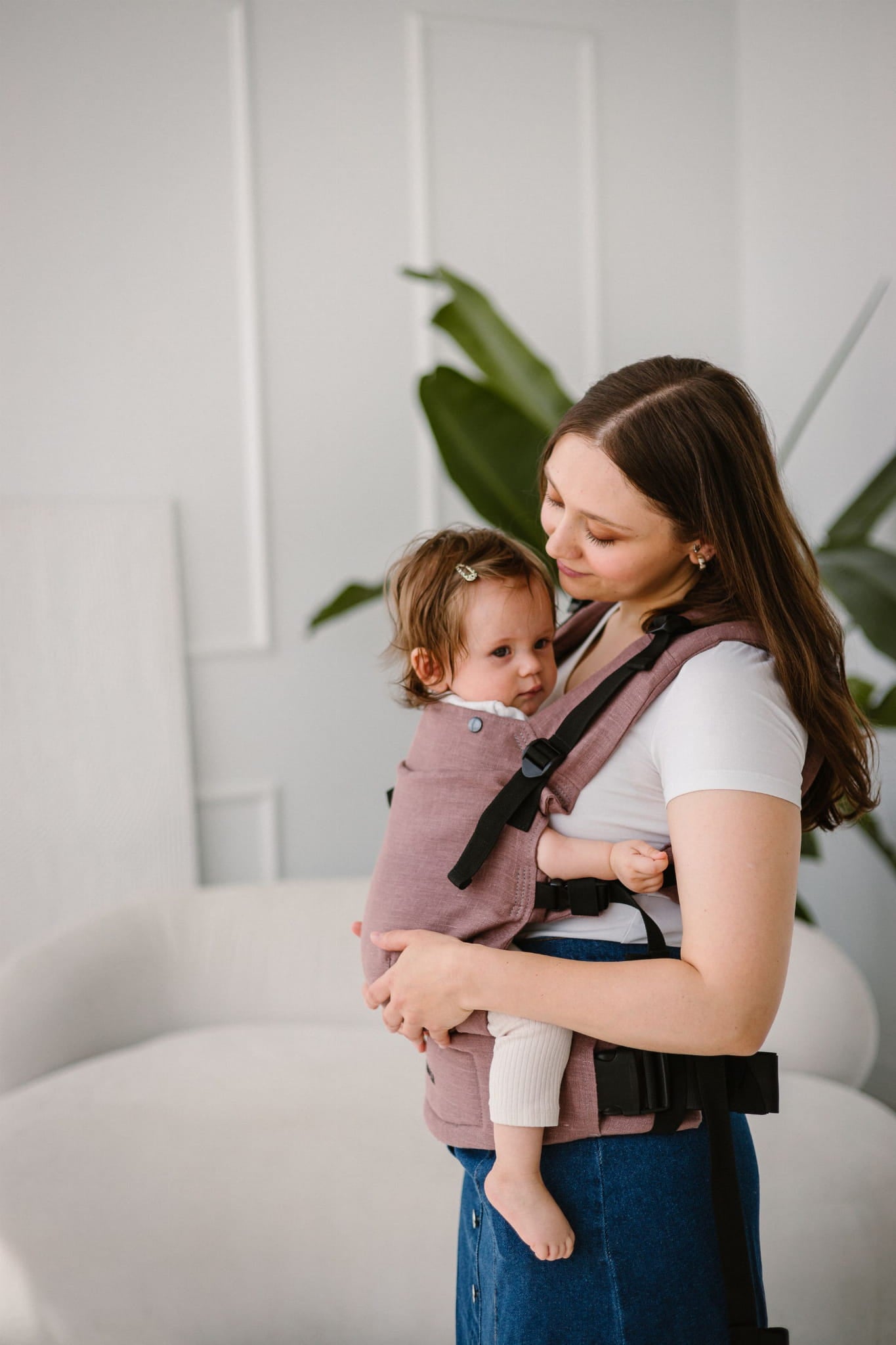 Kavka Multi-age gekürzte Träger - Mocca Linen kavka