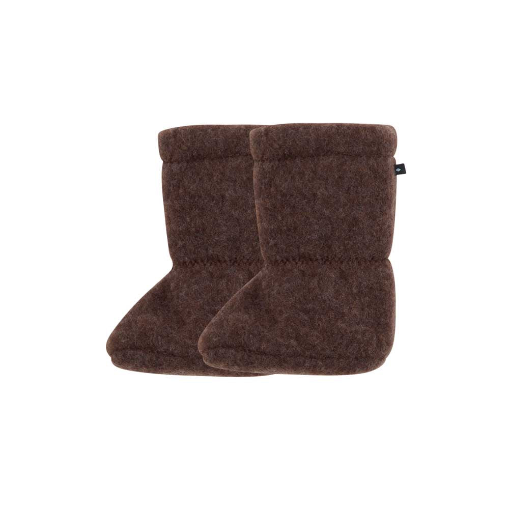 PurePure Stiefel aus Wollfleece - dark brown