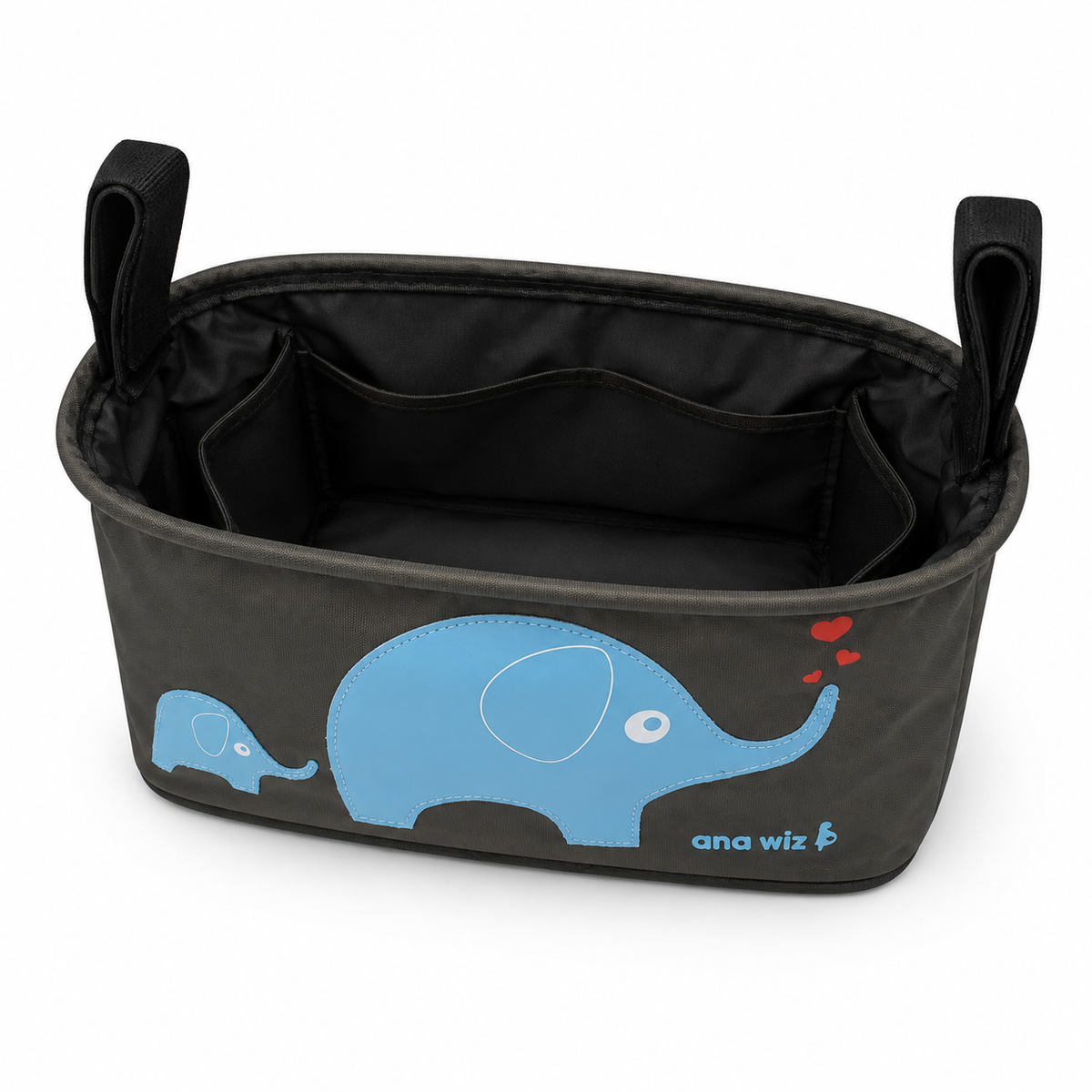 Buggy Organizer – praktische Kinderwagentasche im Elephant Design Ana Wiz