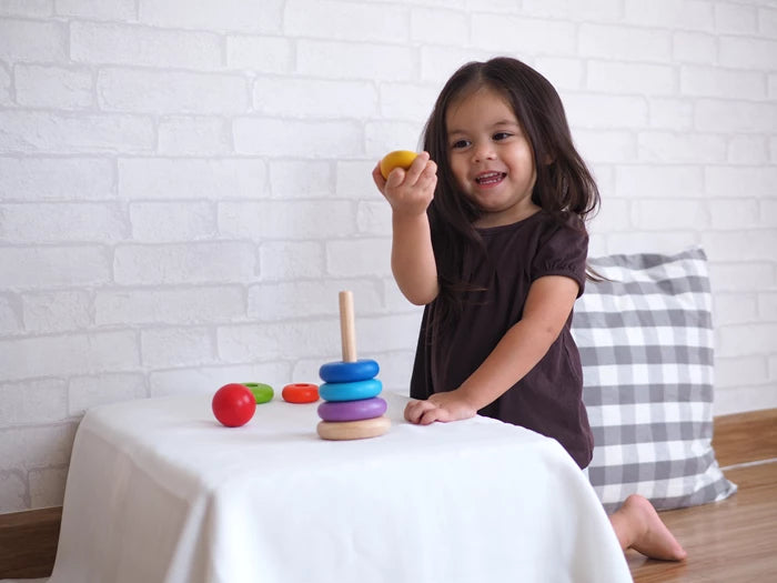 Plan Toys Sortierturm mit Ringen Plan Toys