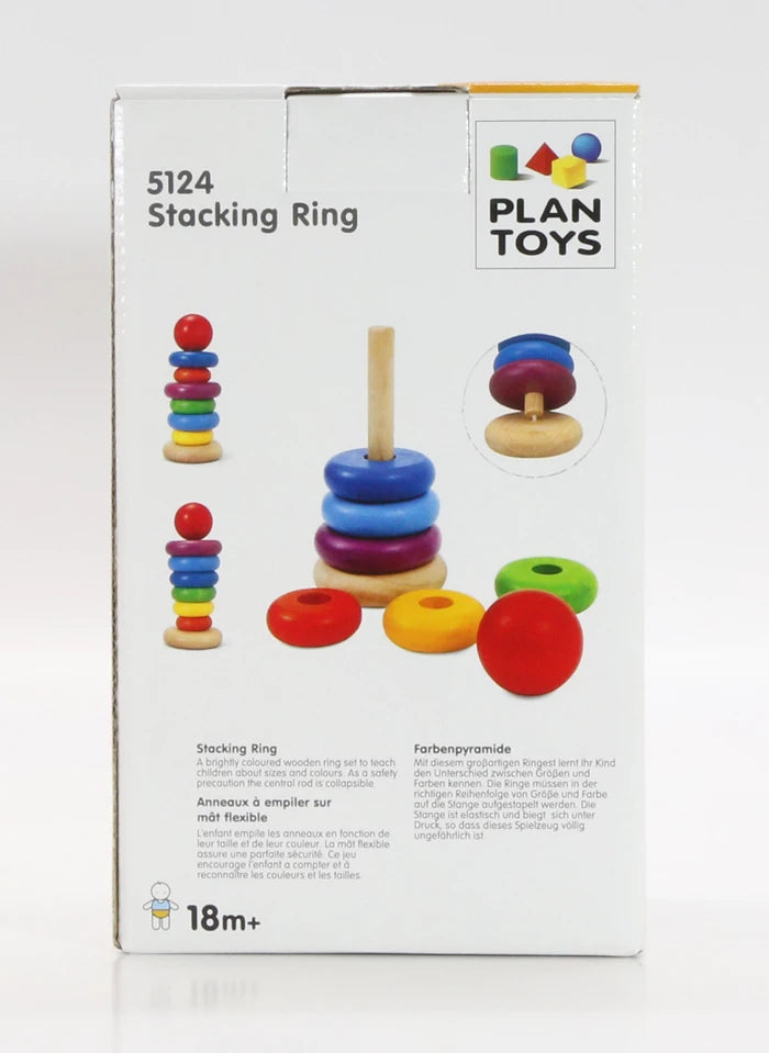 Plan Toys Sortierturm mit Ringen Plan Toys