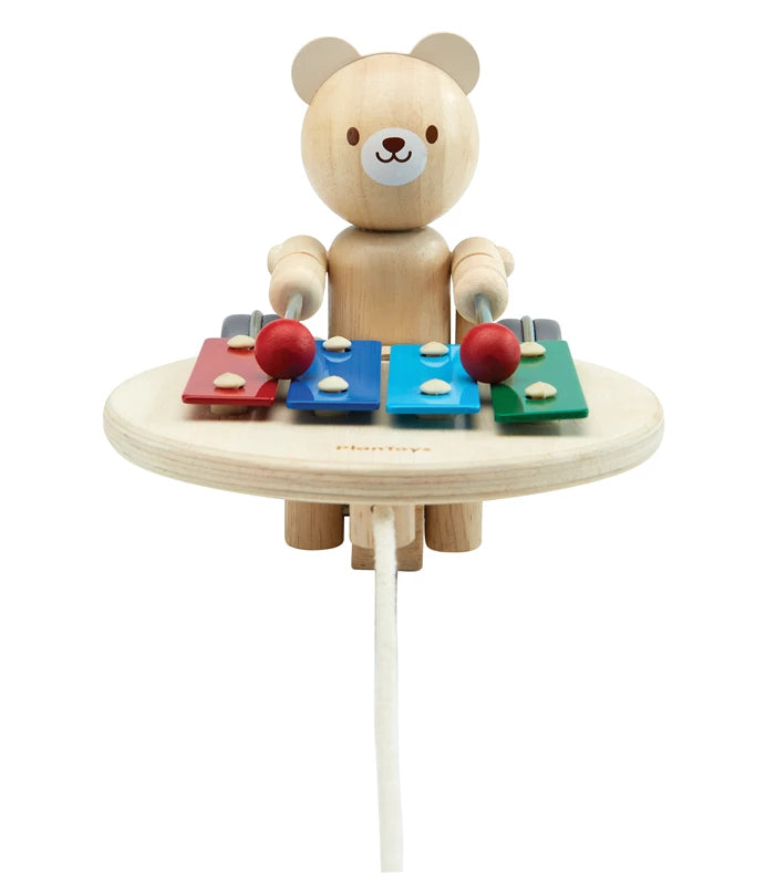 Plan Toys Nachzieh-Musikbär Plan Toys