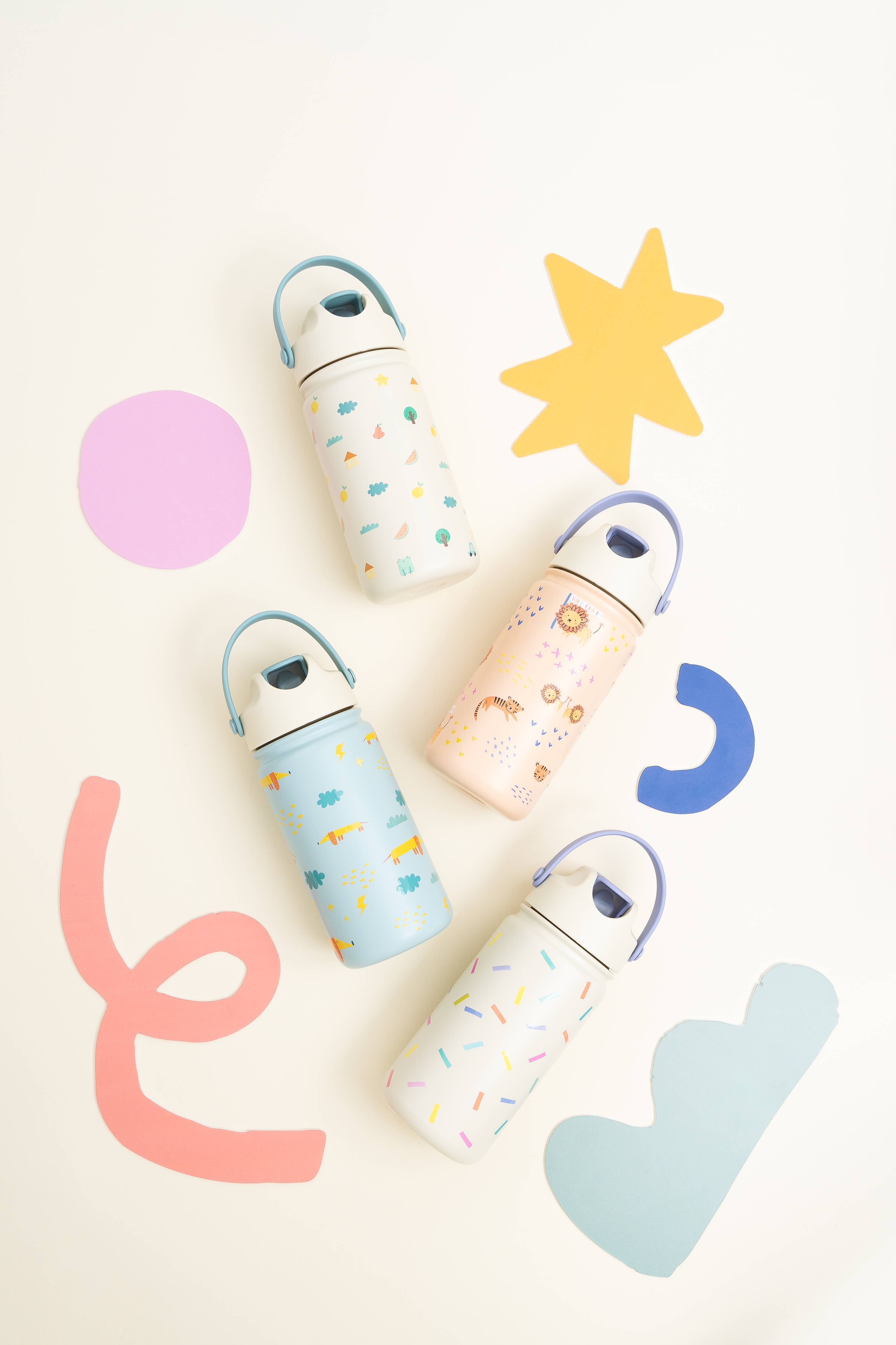 Isolierte Kinderflasche Rainbow aus Edelstahl the cotton cloud