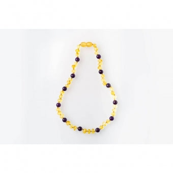 Kinder Bernstein-Kette 32 cm Power novavida